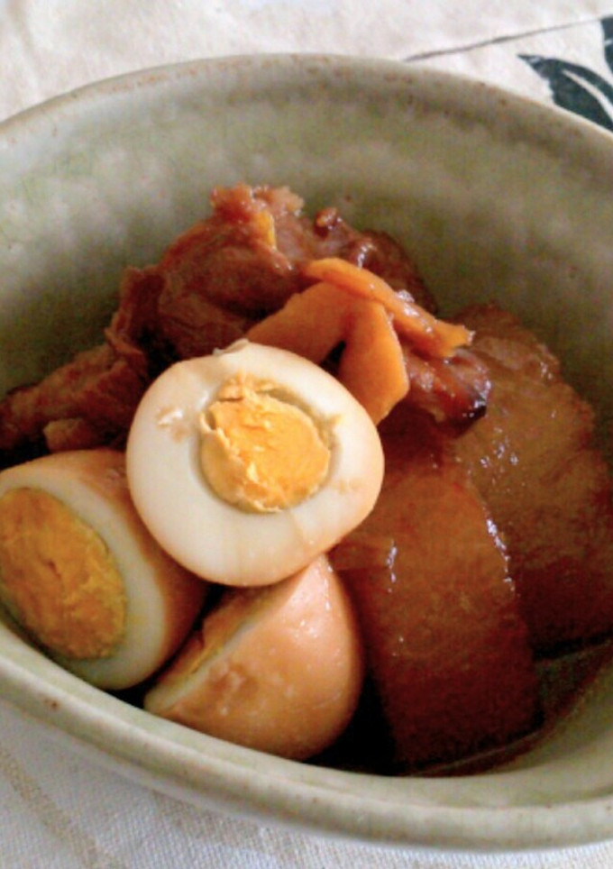 豚筋肉と大根と卵の中国風煮物-レシピのメイン写真