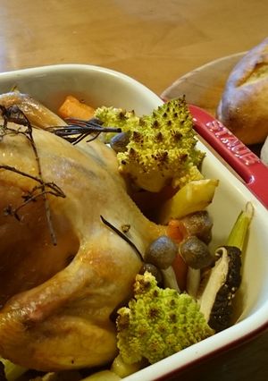 クリスマスに♪レモン使ったローストチキン-レシピのメイン写真