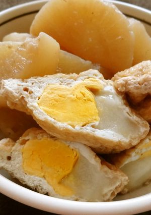 大根ともち巾着の煮物-レシピのメイン写真