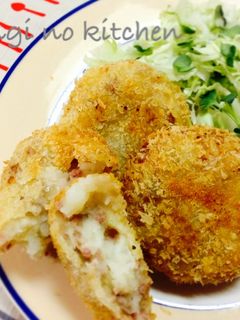 ベーコンでコクプラス＋なめらかコロッケ-レシピのメイン写真