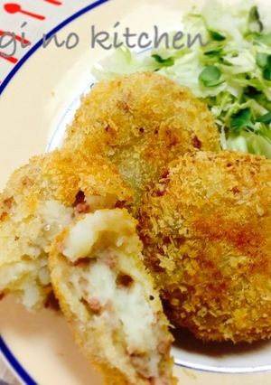 ベーコンでコクプラス＋なめらかコロッケ-レシピのメイン写真