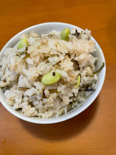 時短で簡単なのに美味!枝豆炊き込みご飯-レシピのメイン写真