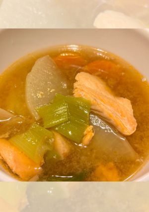 鮭のあら汁-レシピのメイン写真