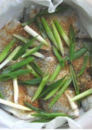 鯵の胡麻蒸し-レシピのメイン写真