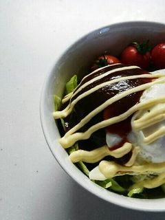 ロコモコ丼-レシピのメイン写真