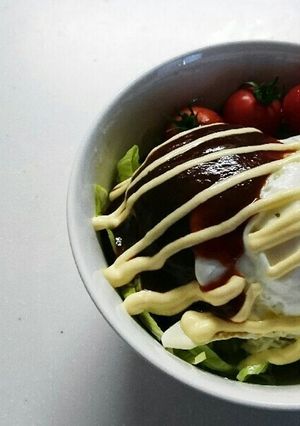 ロコモコ丼-レシピのメイン写真