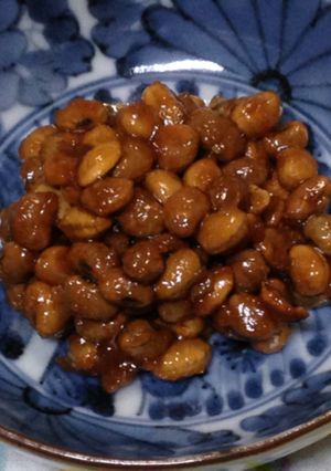節分豆の残りで♪ポリポリ止まらないみそ豆-レシピのメイン写真