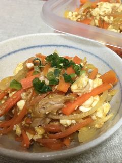 人参が主役のカレー炒め♪-レシピのメイン写真