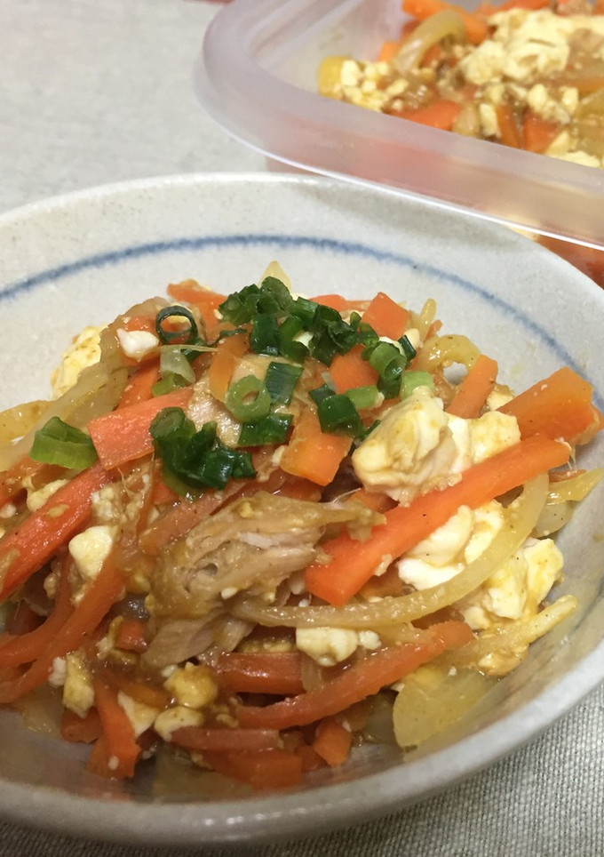 人参が主役のカレー炒め♪-レシピのメイン写真