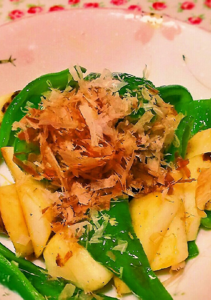 ほくほく長芋とピーマンのバター醤油炒め-レシピのメイン写真