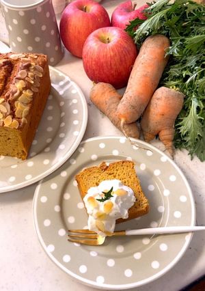 人参とりんごパウンドケーキ♡-レシピのメイン写真