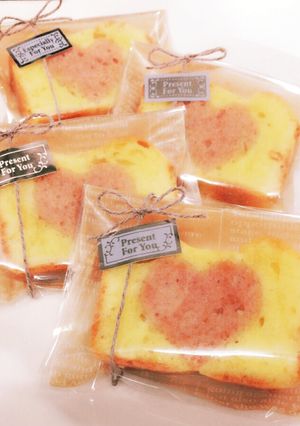 中央にハートのパウンドケーキ♥方法&コツ-レシピのメイン写真