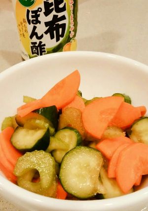 昆布ぽん酢で作るピクルス-レシピのメイン写真