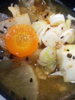 ⭐簡単ごま油香る香ばしい豚汁⭐-レシピのメイン写真