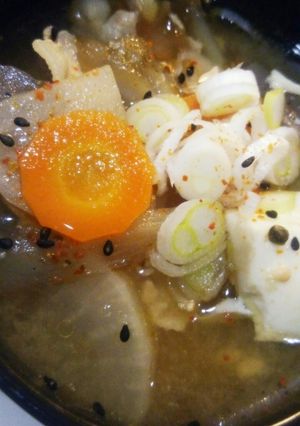 ⭐簡単ごま油香る香ばしい豚汁⭐-レシピのメイン写真
