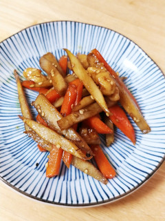 カレーきんぴらごぼう-レシピのメイン写真