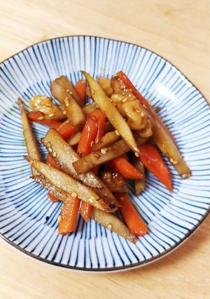 カレーきんぴらごぼう-レシピのメイン写真