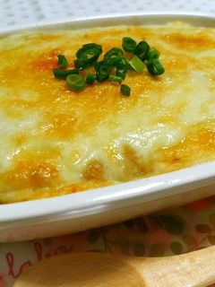 ひじきご飯と とろろ芋で和風ドリア(風)-レシピのメイン写真