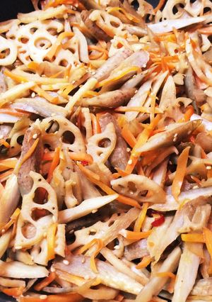 【常備菜】ごぼうと蓮根のきんぴら-レシピのメイン写真