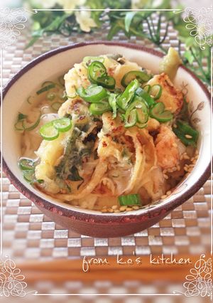 天ぷらリメイク☆白だしで天茶漬け♬-レシピのメイン写真