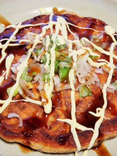 クルクル納豆のフワフワお好み焼き♬-レシピのメイン写真