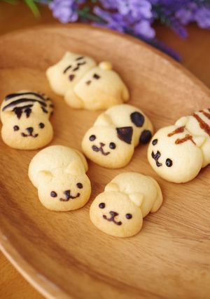 薄力粉で簡単！ねこあつめ風ねこクッキー-レシピのメイン写真