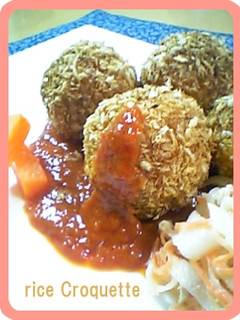 簡単★ライスコロッケ(油不使用)-レシピのメイン写真