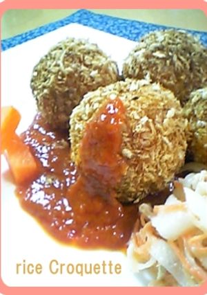 簡単★ライスコロッケ（油不使用）-レシピのメイン写真