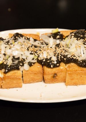 柚子胡椒×海苔佃煮の厚揚げ焼き-レシピのメイン写真