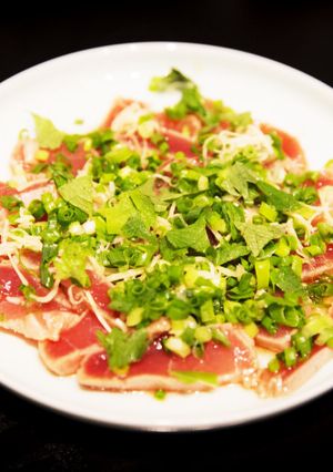 超簡単マグロの和風カルパッチョ-レシピのメイン写真