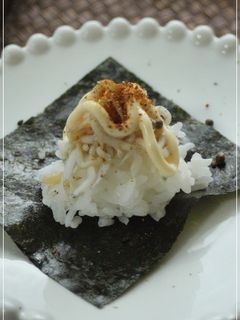 朝ごはんにも♪しらすマヨ手巻き-レシピのメイン写真