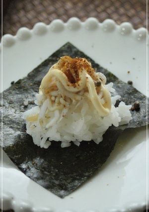 朝ごはんにも♪しらすマヨ手巻き-レシピのメイン写真