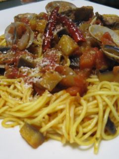 夏野菜と魚介のパスタ-レシピのメイン写真