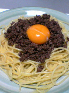 焼肉のタレでひき肉パスタ-レシピのメイン写真