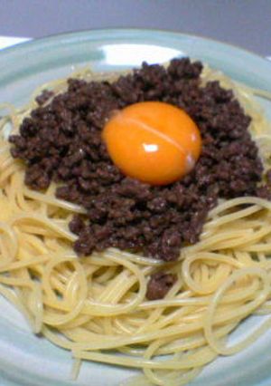 焼肉のタレでひき肉パスタ-レシピのメイン写真