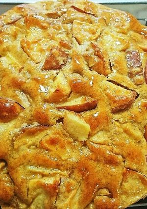 簡単ヘルシー全粒粉ＨＭの林檎ケーキ-レシピのメイン写真