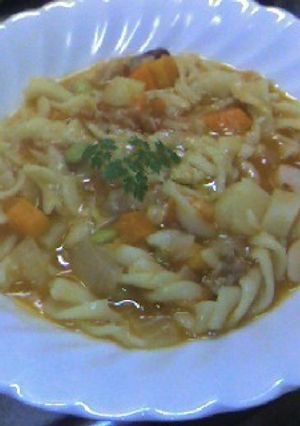 一皿で満腹のミネストローネ-レシピのメイン写真