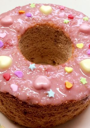 苺の米粉シフォンケーキ-レシピのメイン写真