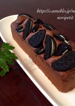 簡単♡ザクザク♪オレオチョコパウンド-レシピのメイン写真
