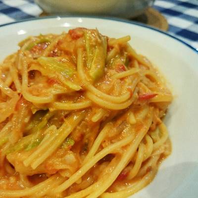 フライパンひとつ パスタ トマト缶 ストア