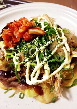 キャベツたっぷり☆うちのお好み焼き♪-レシピのメイン写真