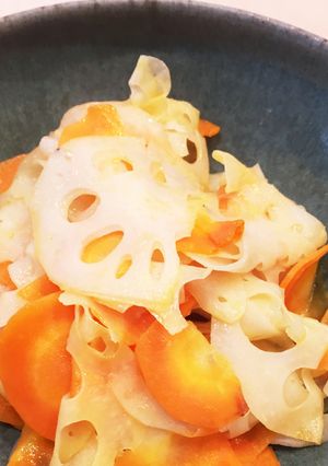 れんこんの甘酢炒め 幼児食にも◎-レシピのメイン写真