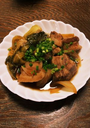 豚バラ肉の黒酢煮-レシピのメイン写真