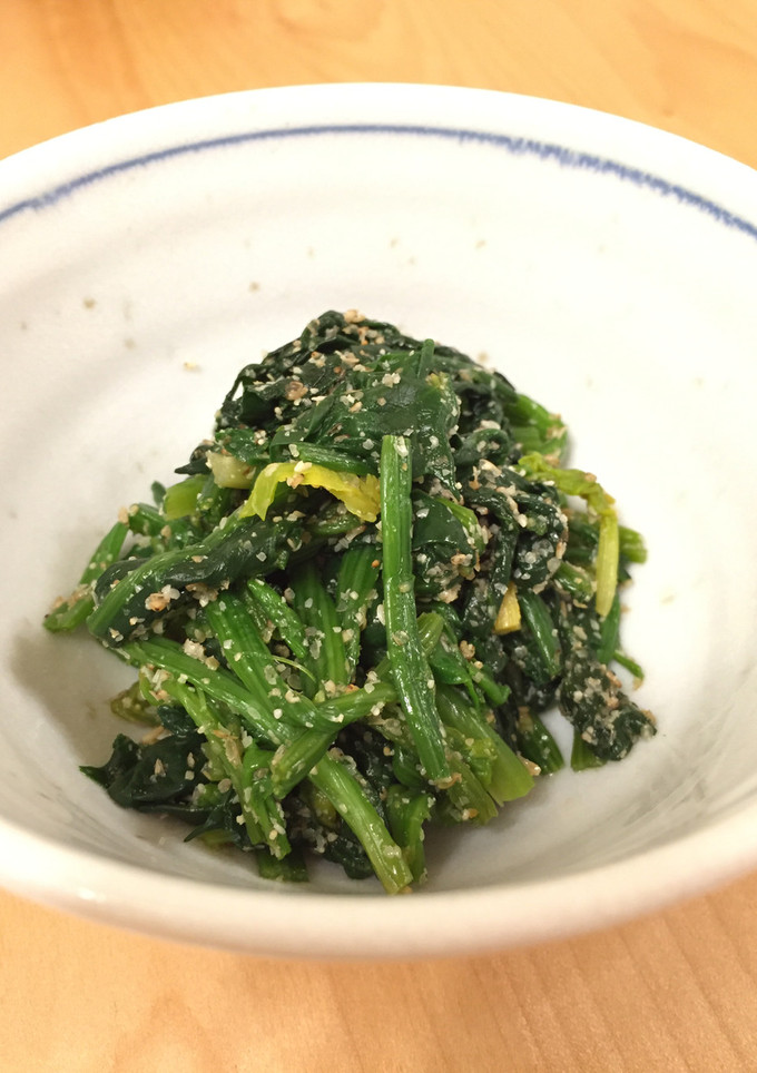 簡単♪美味しい ほうれん草のごま和え-レシピのメイン写真