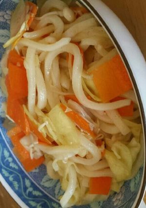 野菜たっぷり 焼きうどん(^^)-レシピのメイン写真
