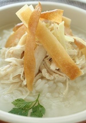 中華風・鶏のお粥-レシピのメイン写真
