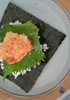 大葉とチキンカツの手まきごはん☆-レシピのメイン写真