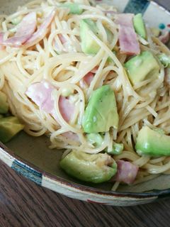 アボガドとベーコンの和風クリームパスタ-レシピのメイン写真