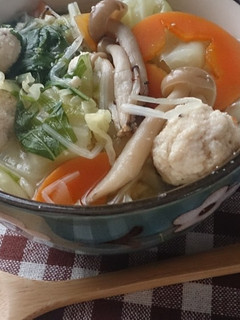 おからの鶏だんごスープ-レシピのメイン写真