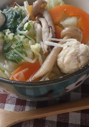 おからの鶏だんごスープ-レシピのメイン写真